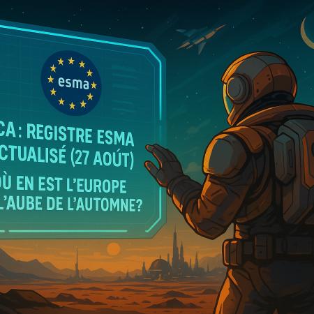 Le registre MiCA est opérationnel et actualisé