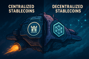 stablecoins centralisés vs décentralisés